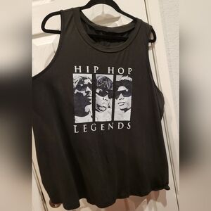 SHEIN Black Hip Hop Legends Tank Top